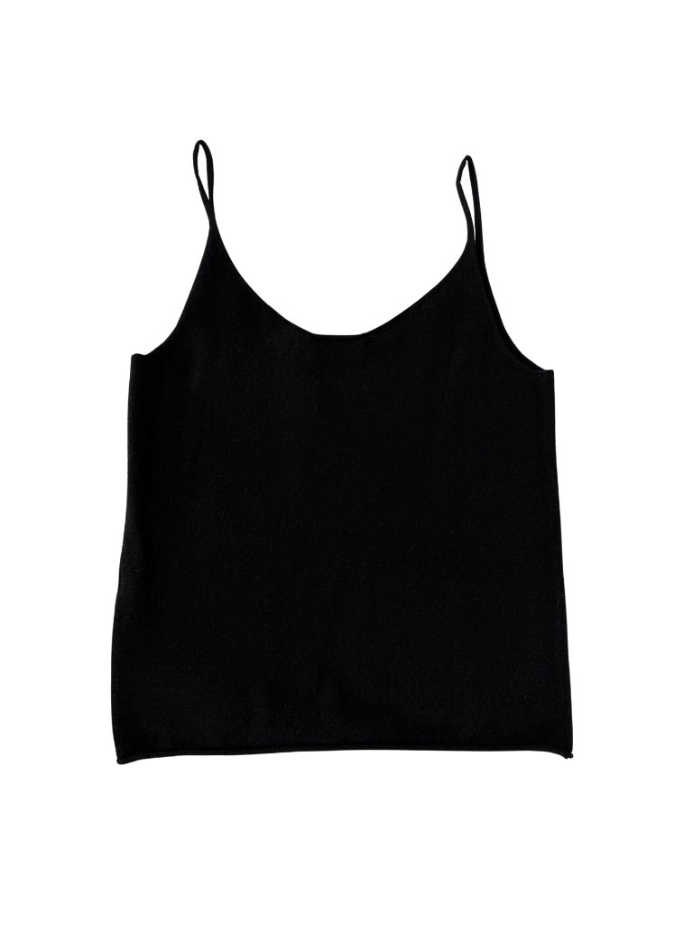 Dagmar Knitted Strap Top Cashmere Blend Black Cami Euc $490 S — image 5 of 5